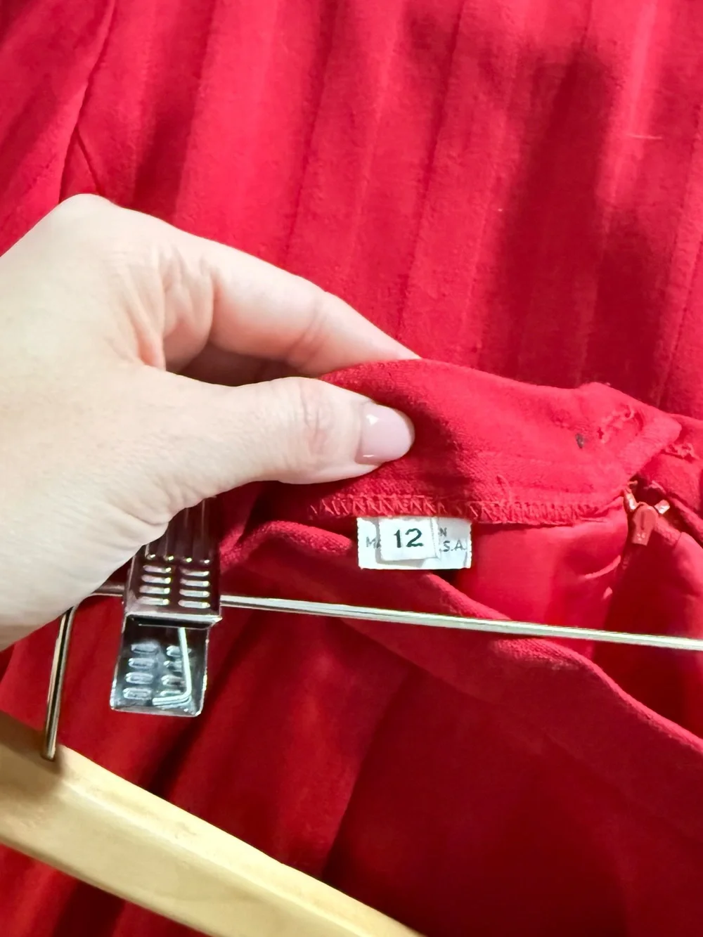 Dior Vintage Vibrant Red Suit Set